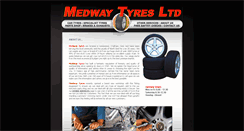 Desktop Screenshot of medwaytyres.co.uk